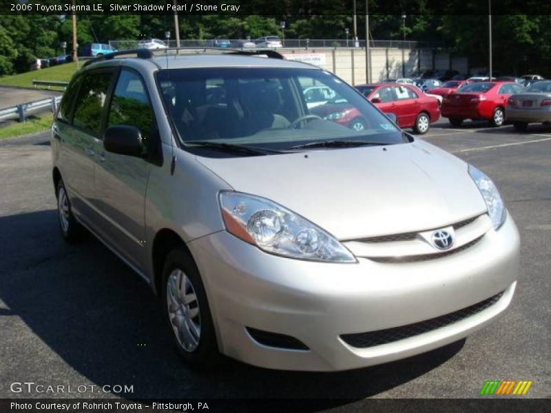 Silver Shadow Pearl / Stone Gray 2006 Toyota Sienna LE