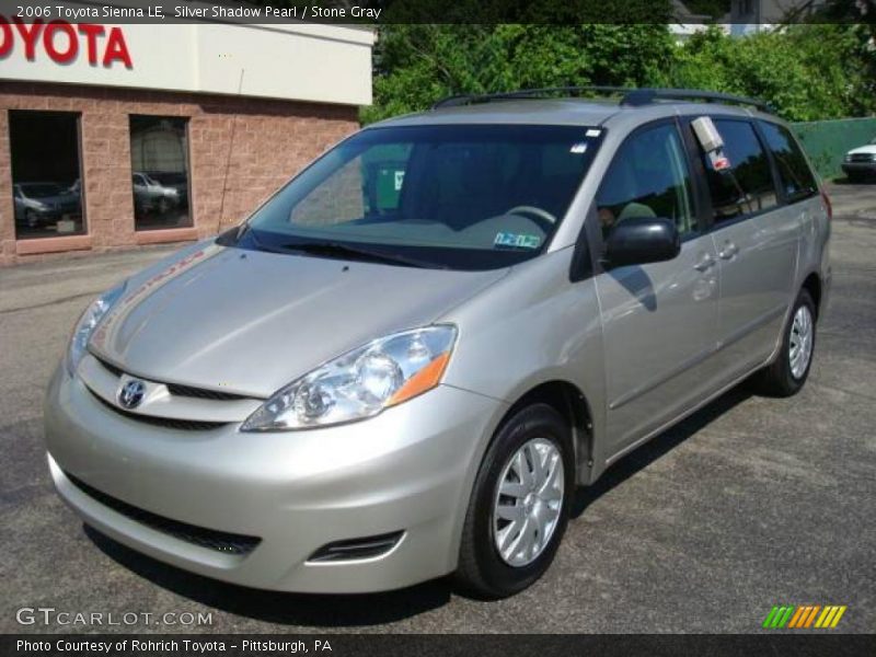 Silver Shadow Pearl / Stone Gray 2006 Toyota Sienna LE