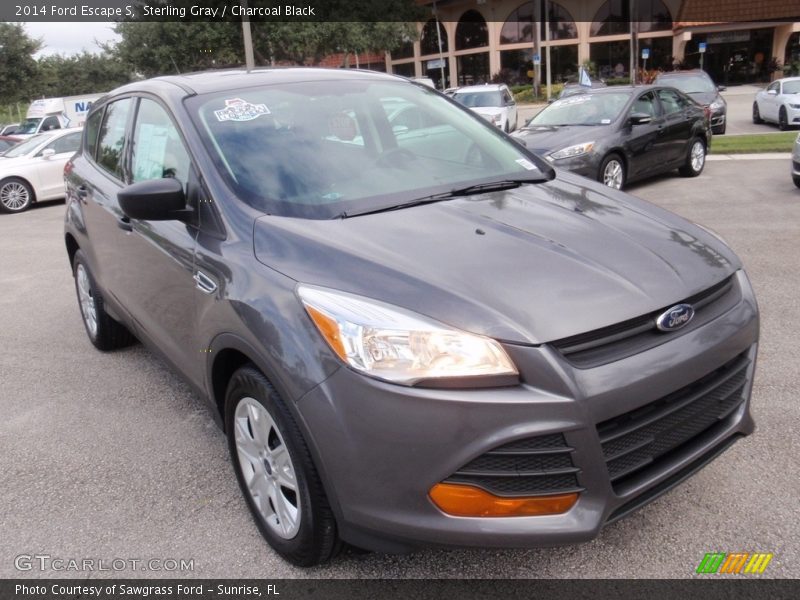 Sterling Gray / Charcoal Black 2014 Ford Escape S