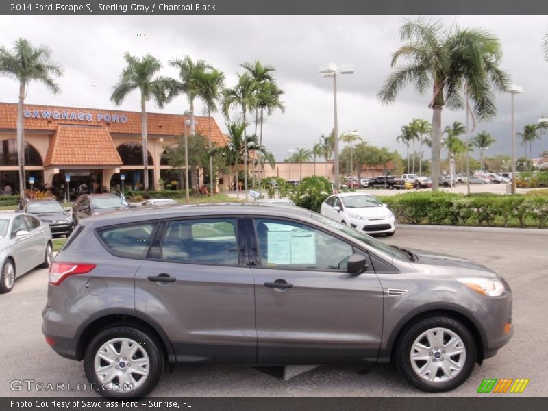 Sterling Gray / Charcoal Black 2014 Ford Escape S