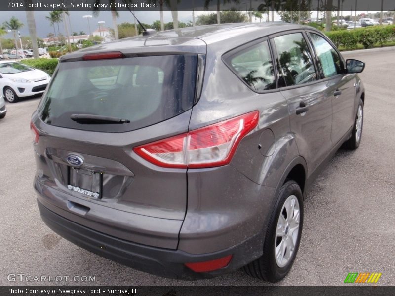 Sterling Gray / Charcoal Black 2014 Ford Escape S