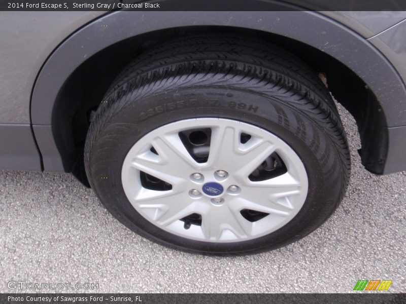 Sterling Gray / Charcoal Black 2014 Ford Escape S