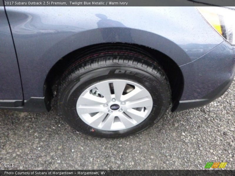 Twilight Blue Metallic / Warm Ivory 2017 Subaru Outback 2.5i Premium
