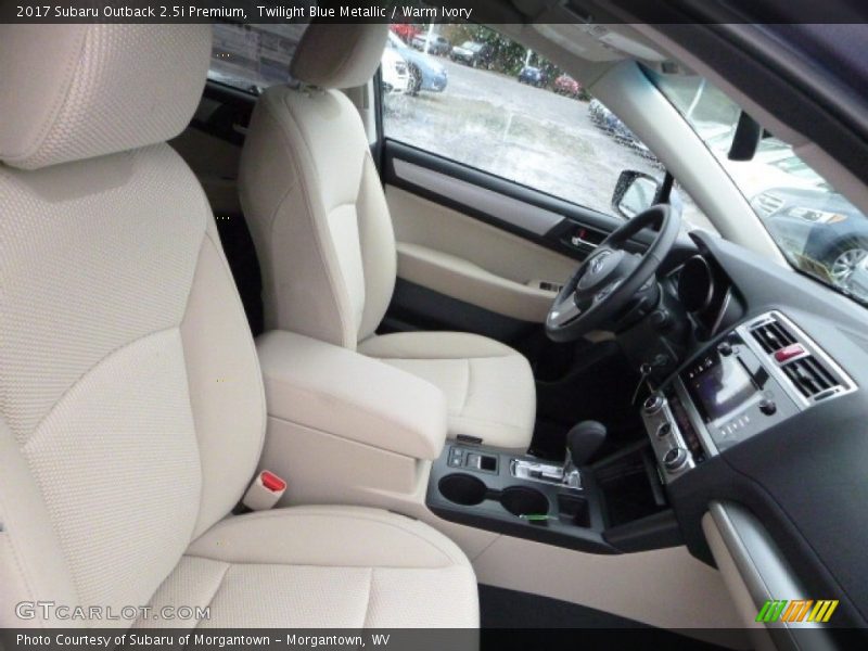 Twilight Blue Metallic / Warm Ivory 2017 Subaru Outback 2.5i Premium