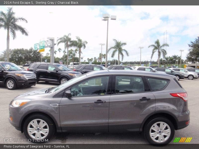 Sterling Gray / Charcoal Black 2014 Ford Escape S