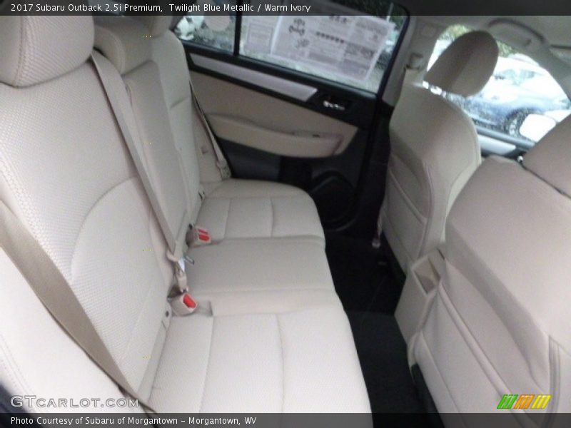 Twilight Blue Metallic / Warm Ivory 2017 Subaru Outback 2.5i Premium