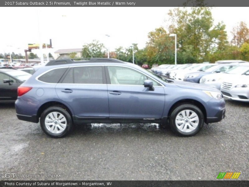 Twilight Blue Metallic / Warm Ivory 2017 Subaru Outback 2.5i Premium