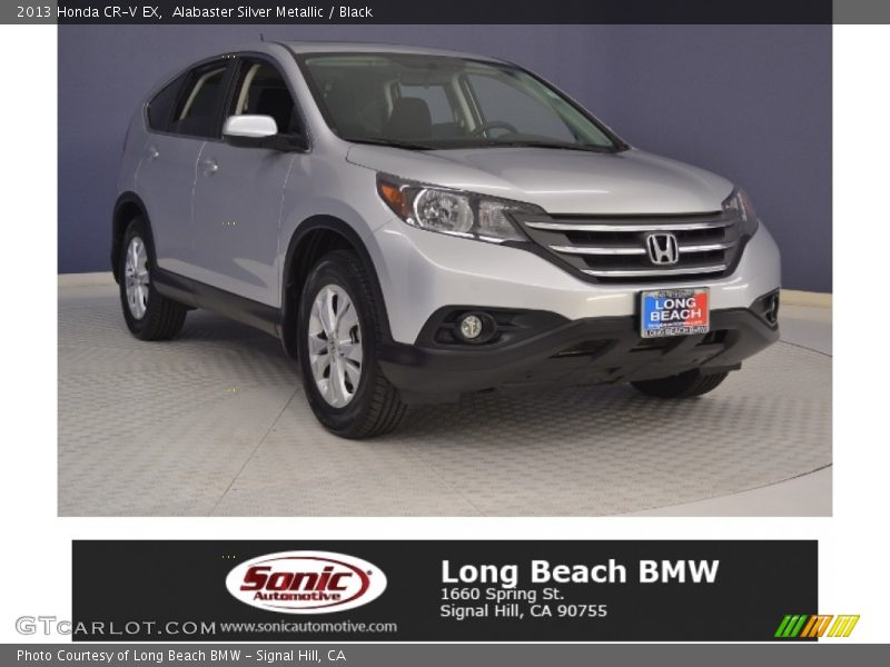 Alabaster Silver Metallic / Black 2013 Honda CR-V EX