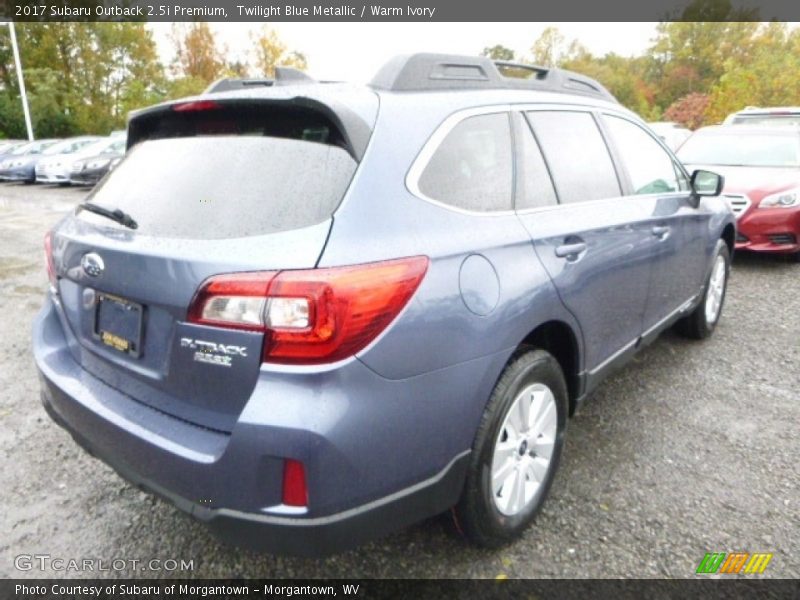 Twilight Blue Metallic / Warm Ivory 2017 Subaru Outback 2.5i Premium