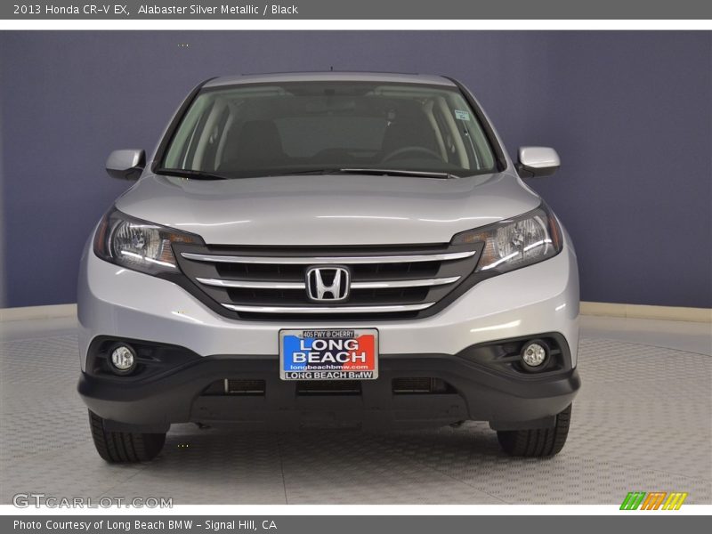Alabaster Silver Metallic / Black 2013 Honda CR-V EX