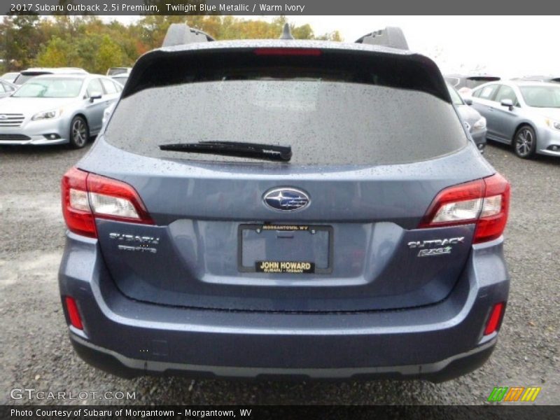 Twilight Blue Metallic / Warm Ivory 2017 Subaru Outback 2.5i Premium