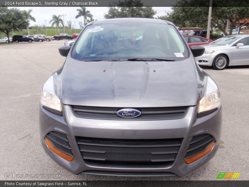 Sterling Gray / Charcoal Black 2014 Ford Escape S
