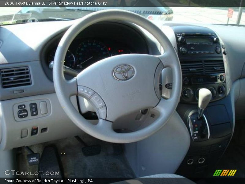 Silver Shadow Pearl / Stone Gray 2006 Toyota Sienna LE