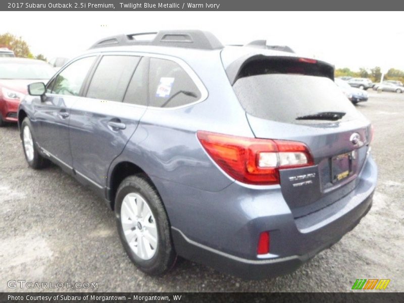 Twilight Blue Metallic / Warm Ivory 2017 Subaru Outback 2.5i Premium
