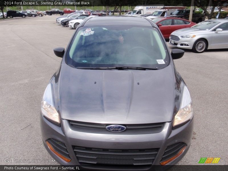 Sterling Gray / Charcoal Black 2014 Ford Escape S