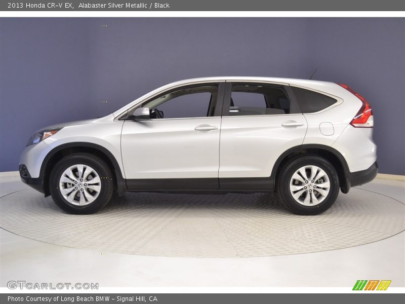 Alabaster Silver Metallic / Black 2013 Honda CR-V EX