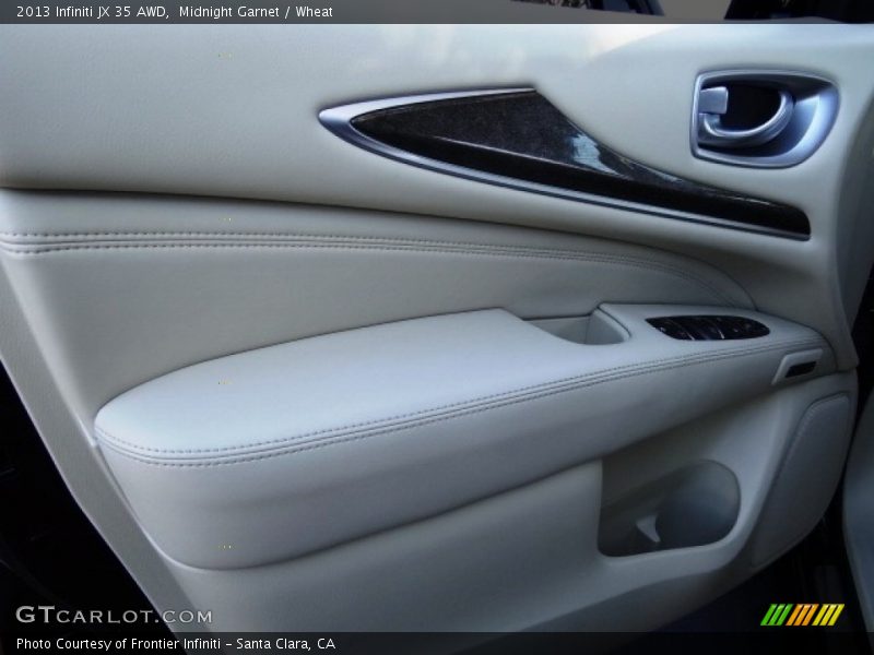 Midnight Garnet / Wheat 2013 Infiniti JX 35 AWD