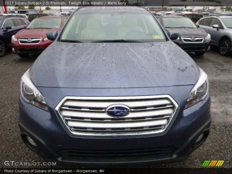 Twilight Blue Metallic / Warm Ivory 2017 Subaru Outback 2.5i Premium