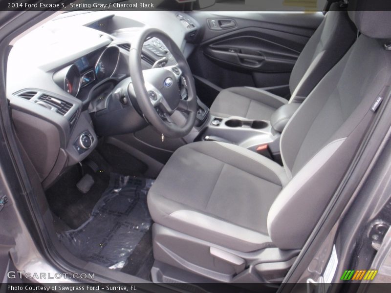 Sterling Gray / Charcoal Black 2014 Ford Escape S