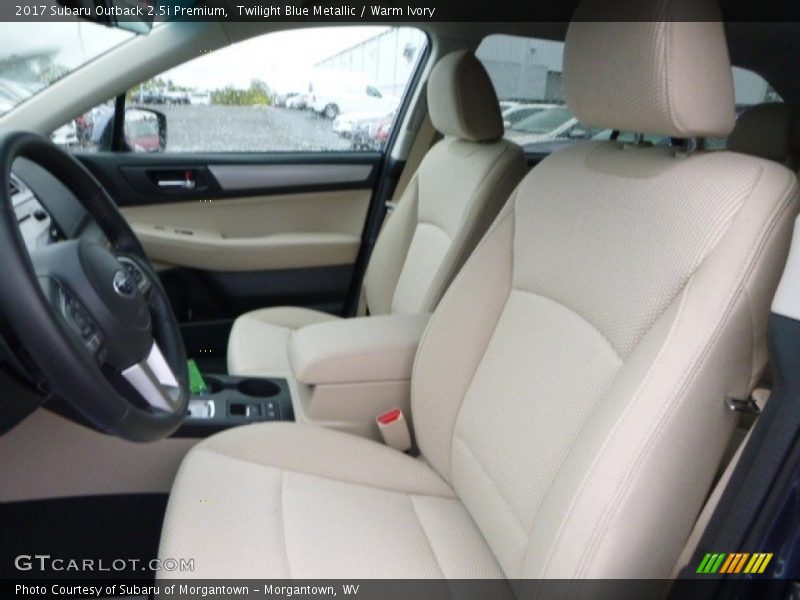 Twilight Blue Metallic / Warm Ivory 2017 Subaru Outback 2.5i Premium