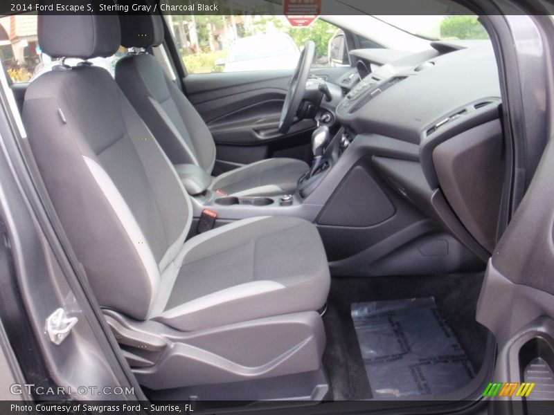 Sterling Gray / Charcoal Black 2014 Ford Escape S