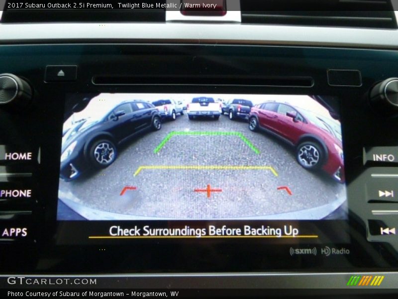 Twilight Blue Metallic / Warm Ivory 2017 Subaru Outback 2.5i Premium
