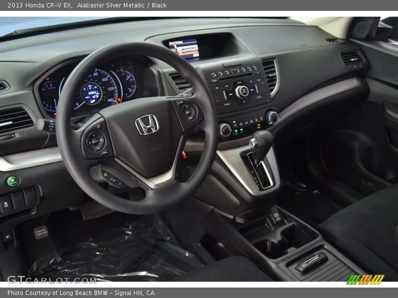 Alabaster Silver Metallic / Black 2013 Honda CR-V EX