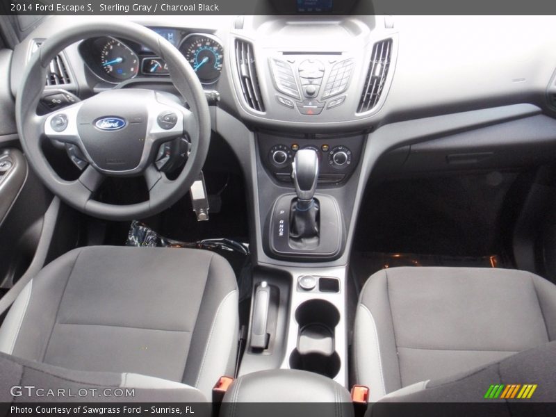 Sterling Gray / Charcoal Black 2014 Ford Escape S