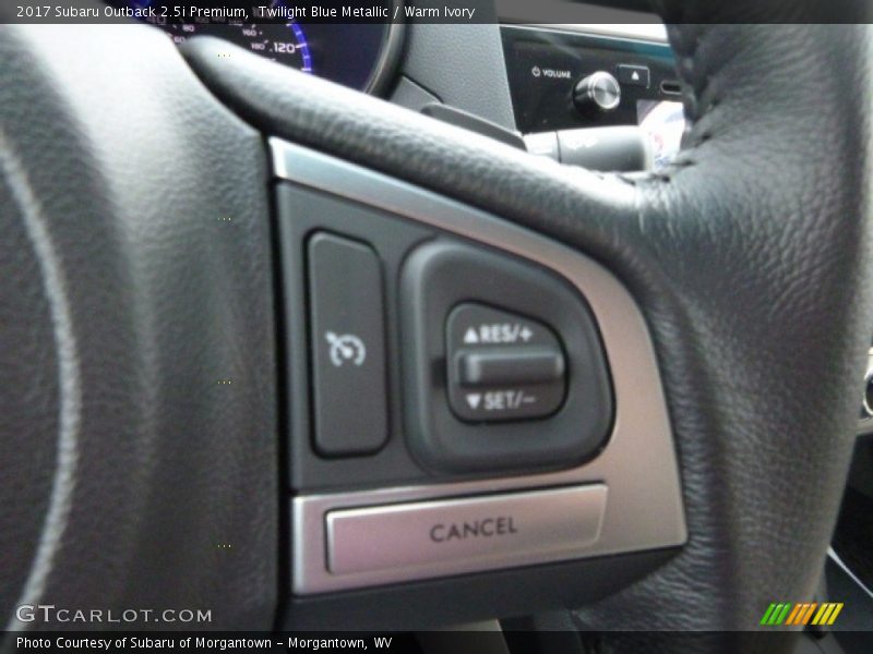 Twilight Blue Metallic / Warm Ivory 2017 Subaru Outback 2.5i Premium