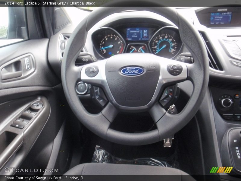 Sterling Gray / Charcoal Black 2014 Ford Escape S