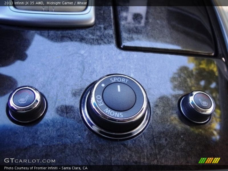 Midnight Garnet / Wheat 2013 Infiniti JX 35 AWD