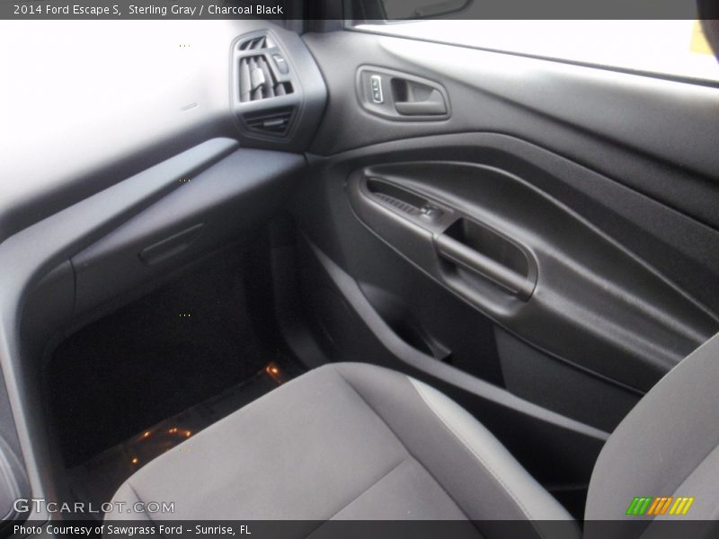 Sterling Gray / Charcoal Black 2014 Ford Escape S