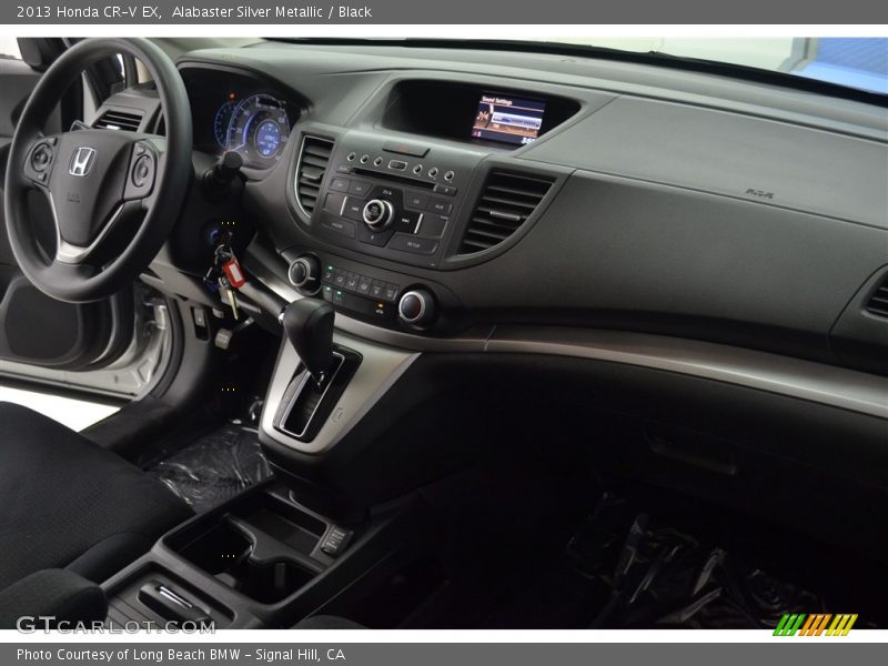 Alabaster Silver Metallic / Black 2013 Honda CR-V EX