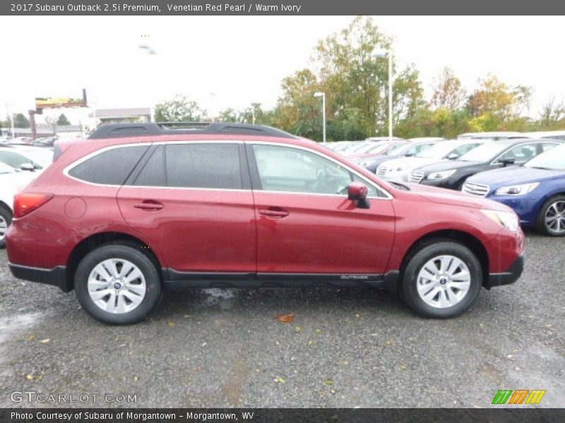 Venetian Red Pearl / Warm Ivory 2017 Subaru Outback 2.5i Premium