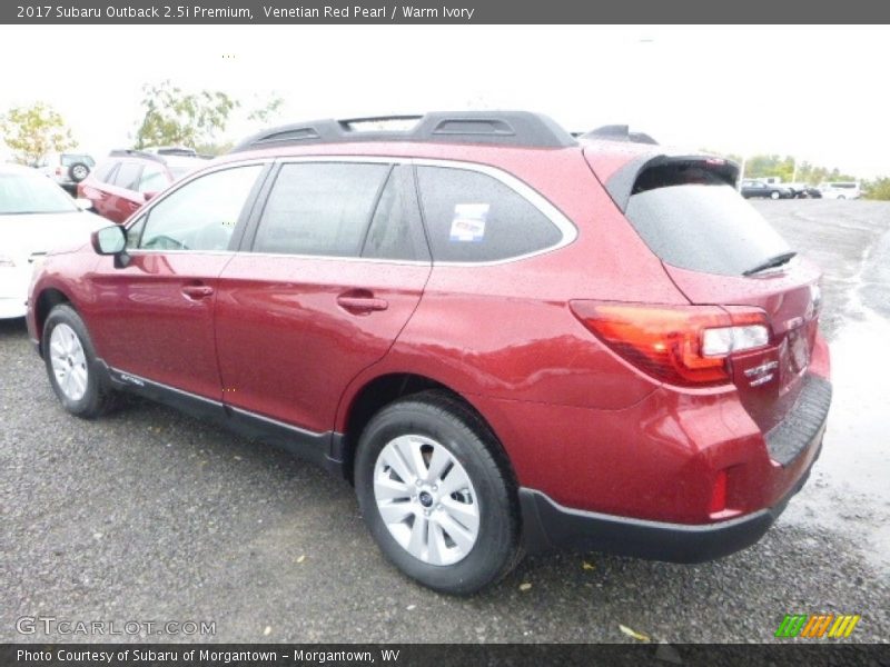 Venetian Red Pearl / Warm Ivory 2017 Subaru Outback 2.5i Premium