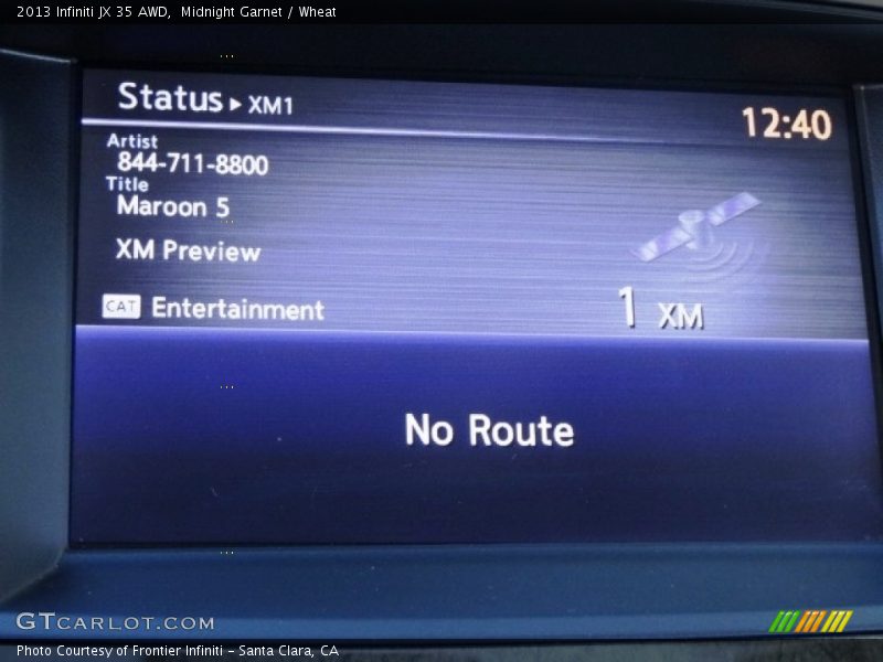 Midnight Garnet / Wheat 2013 Infiniti JX 35 AWD