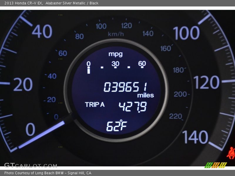 Alabaster Silver Metallic / Black 2013 Honda CR-V EX