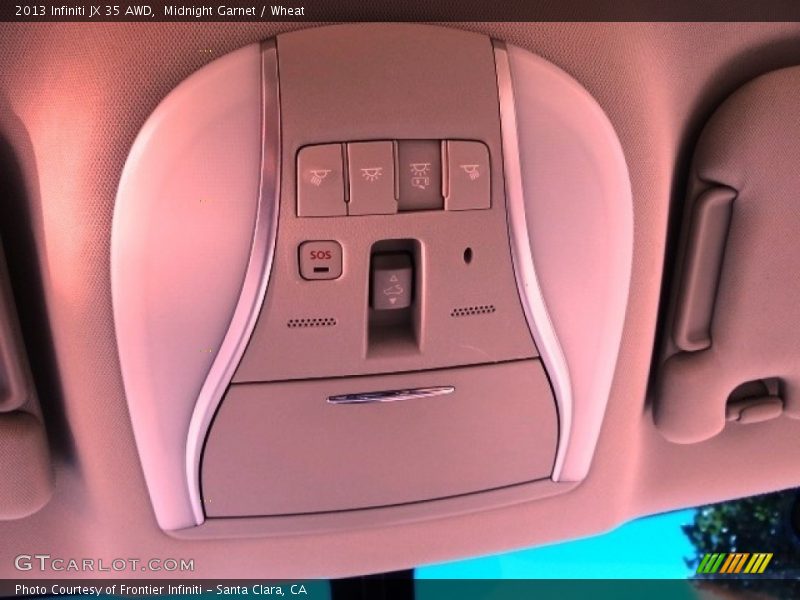 Midnight Garnet / Wheat 2013 Infiniti JX 35 AWD