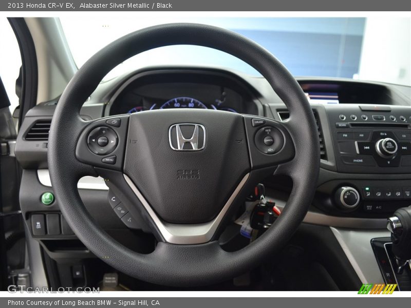 Alabaster Silver Metallic / Black 2013 Honda CR-V EX
