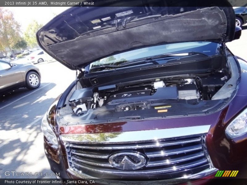 Midnight Garnet / Wheat 2013 Infiniti JX 35 AWD