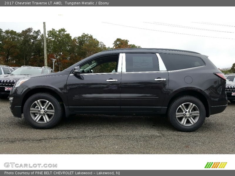 Tungsten Metallic / Ebony 2017 Chevrolet Traverse LT AWD