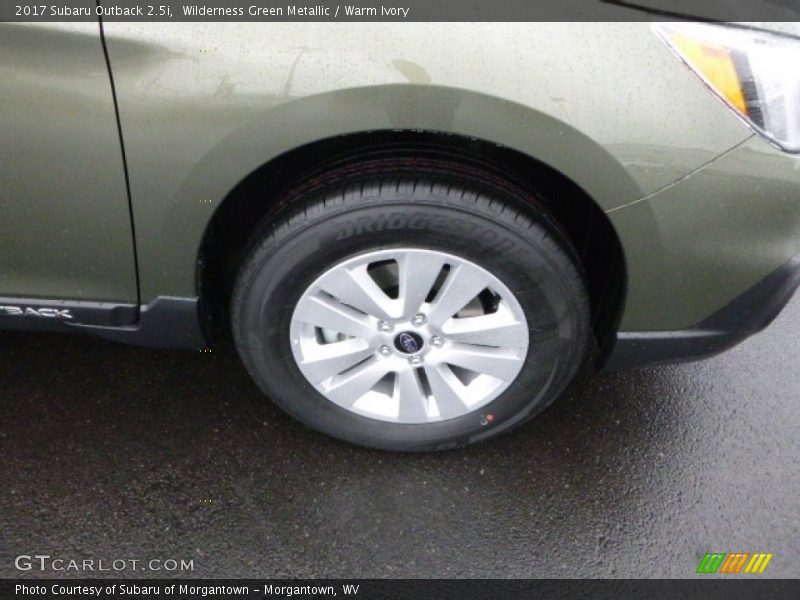 Wilderness Green Metallic / Warm Ivory 2017 Subaru Outback 2.5i