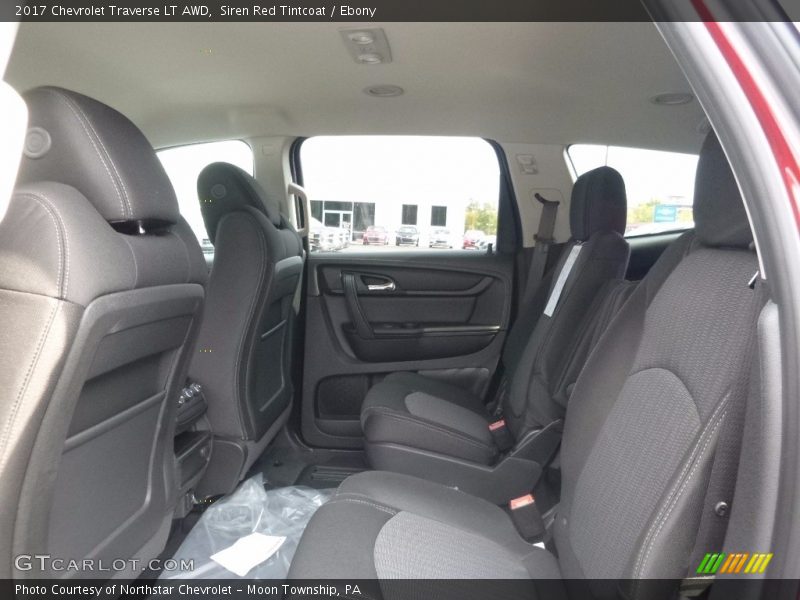 Siren Red Tintcoat / Ebony 2017 Chevrolet Traverse LT AWD
