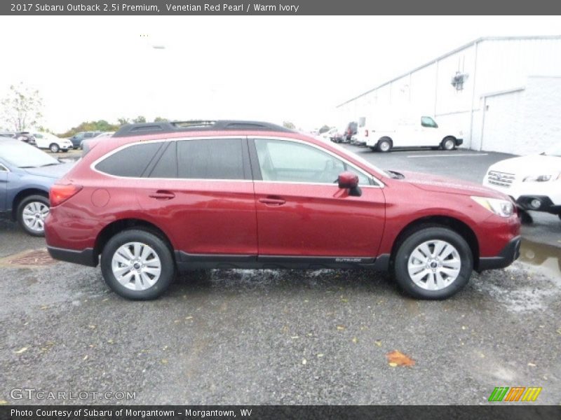 Venetian Red Pearl / Warm Ivory 2017 Subaru Outback 2.5i Premium