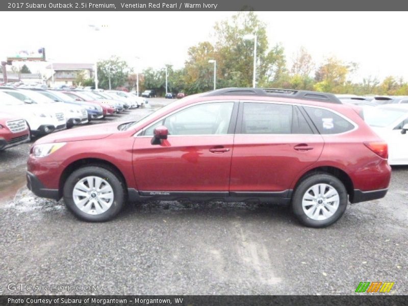 Venetian Red Pearl / Warm Ivory 2017 Subaru Outback 2.5i Premium