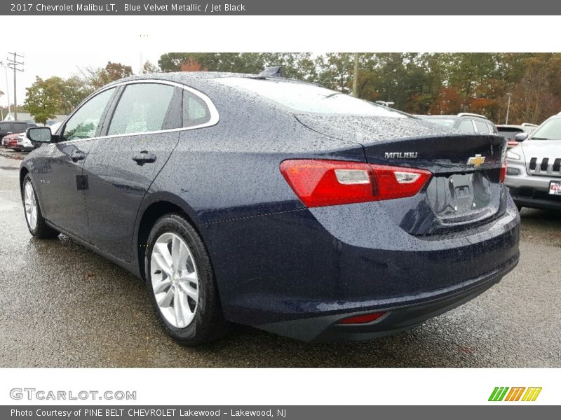 Blue Velvet Metallic / Jet Black 2017 Chevrolet Malibu LT