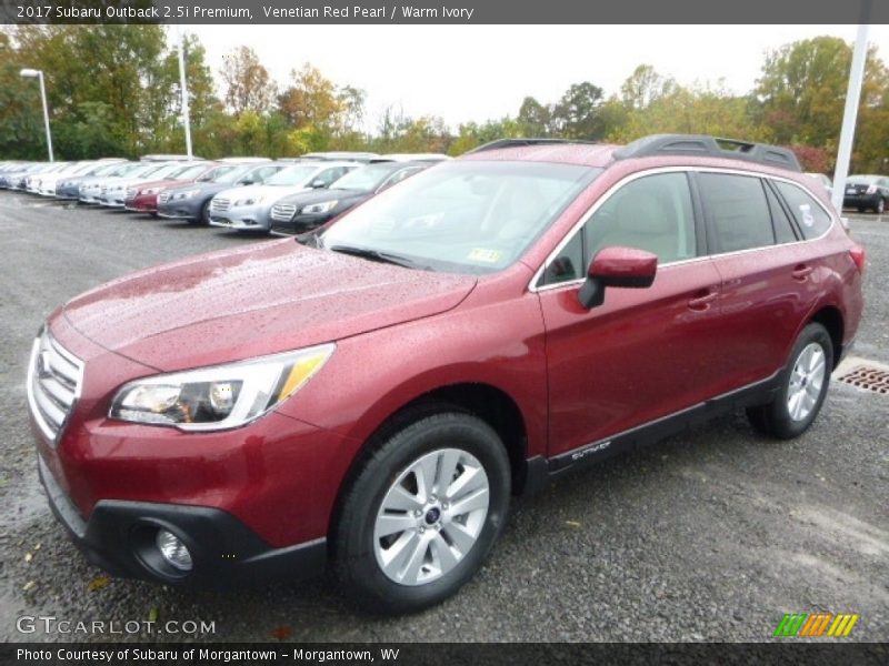 Venetian Red Pearl / Warm Ivory 2017 Subaru Outback 2.5i Premium