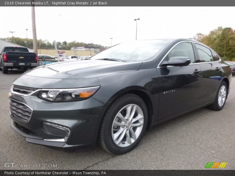Nightfall Gray Metallic / Jet Black 2016 Chevrolet Malibu LT