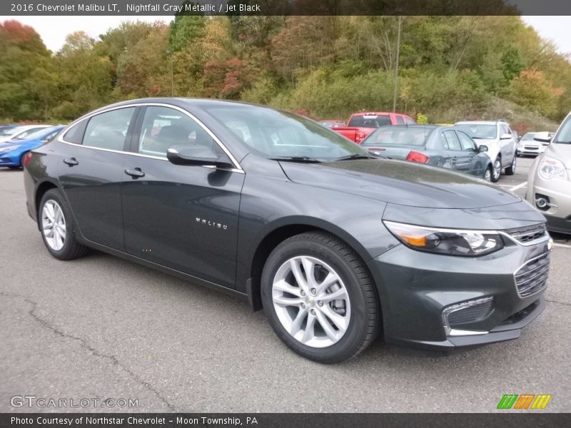 Nightfall Gray Metallic / Jet Black 2016 Chevrolet Malibu LT