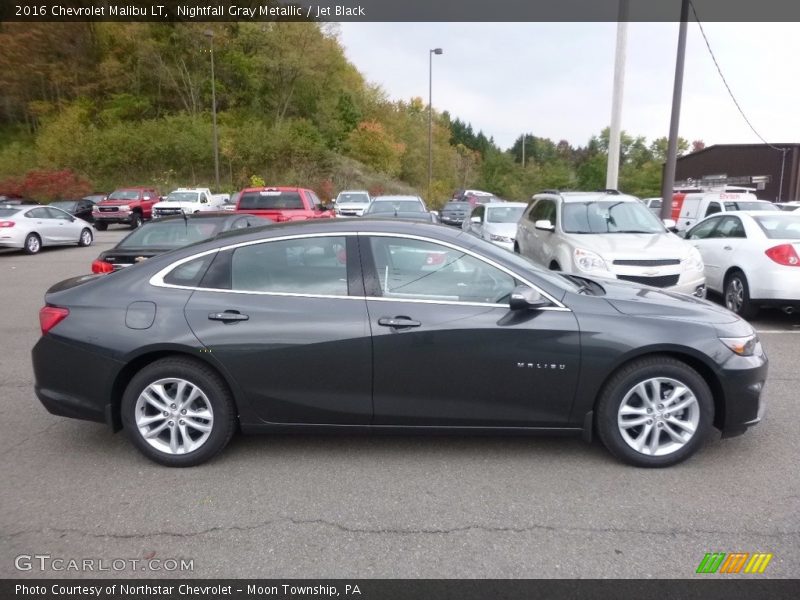 Nightfall Gray Metallic / Jet Black 2016 Chevrolet Malibu LT